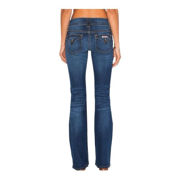 Hudson Y2K signature midrise bootcut jeans size 28 button flap back pockets - Picture 3 of 11